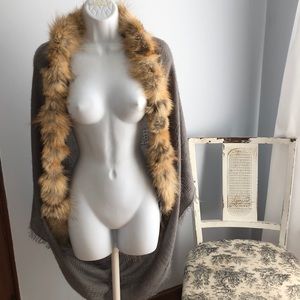 Fox fur shawl